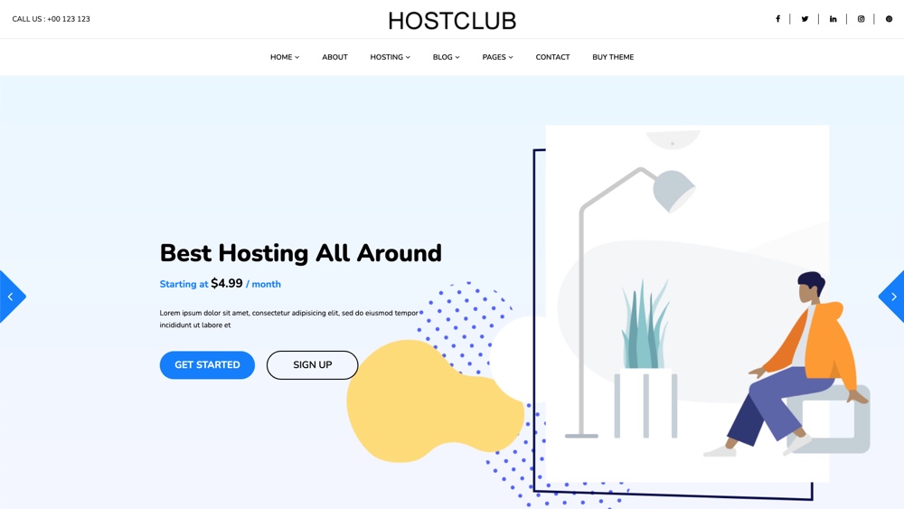 Tema Hostclub Pro
