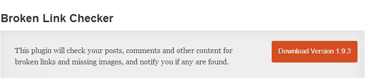 Plugin WordPress Verificador de Link Quebrado