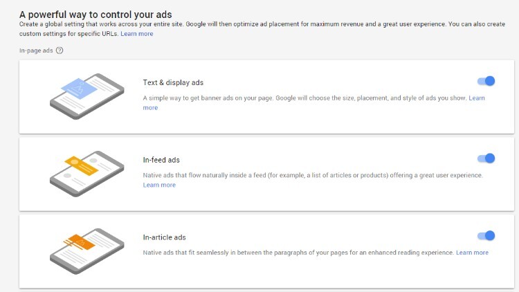 Formatos do Google Adsense