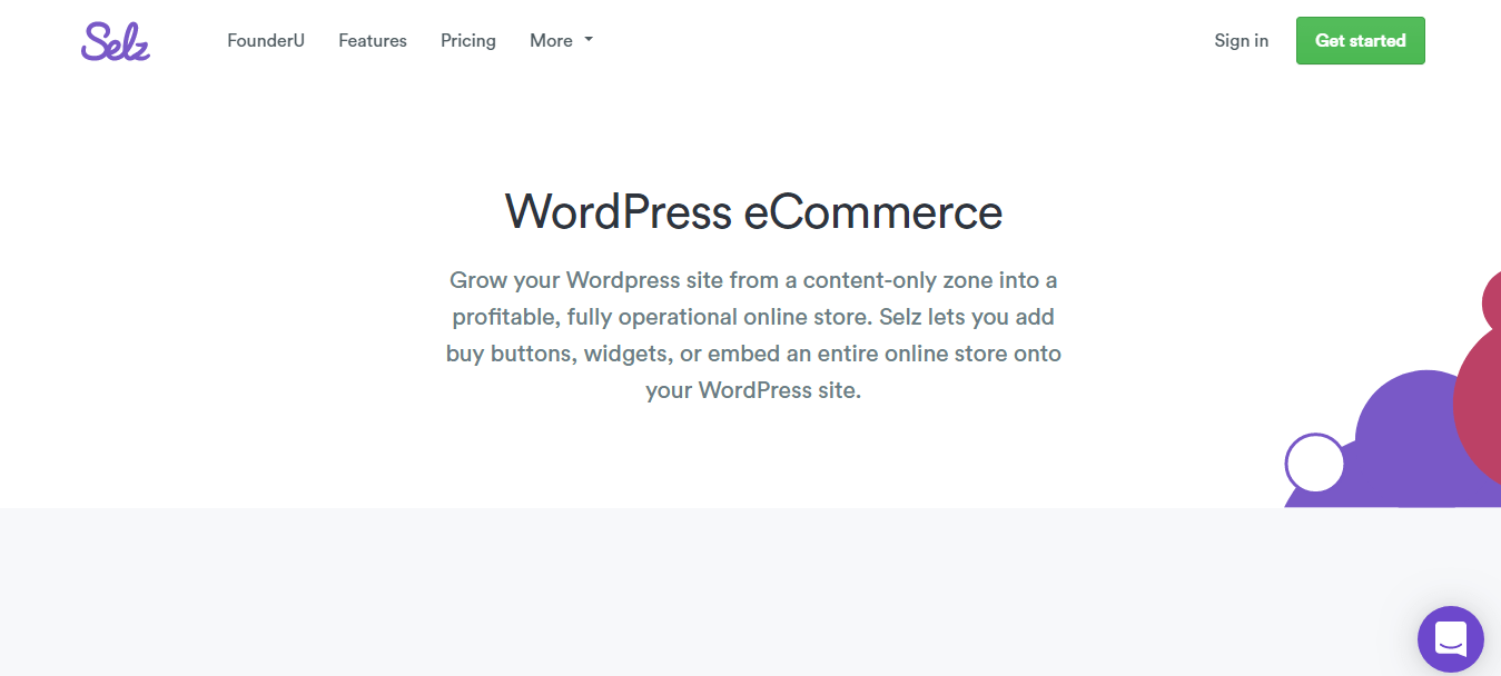 selz wordpress e-commerce