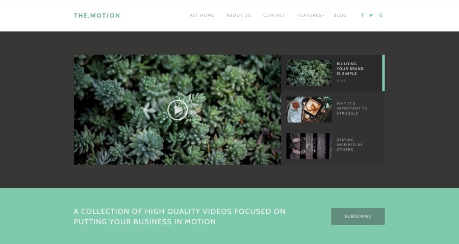 Tema WordPress Themotion