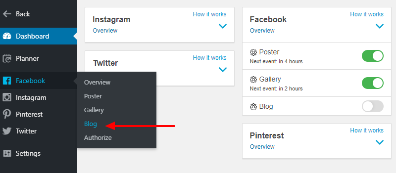 ferramenta de blog do facebook