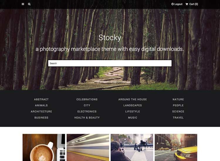 Tema WordPress Estocado