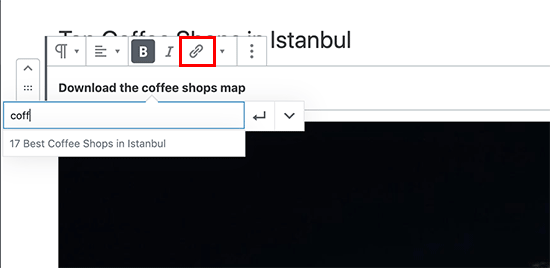 Adicionando links internos no WordPress