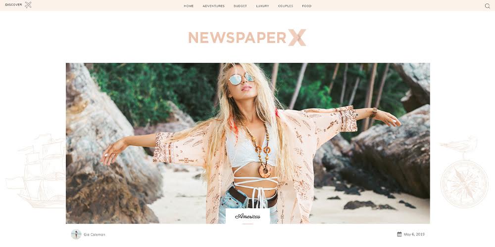 Tema WordPress de jornal para blogs, revistas e muito mais