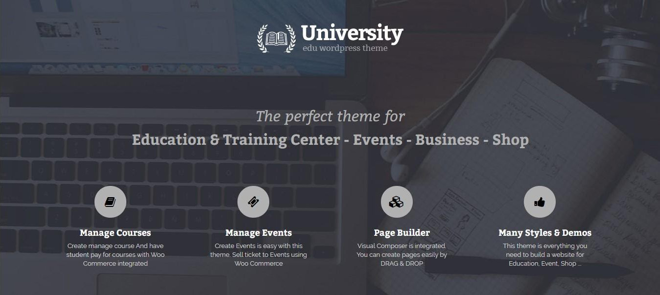 Tema WordPress Universidade