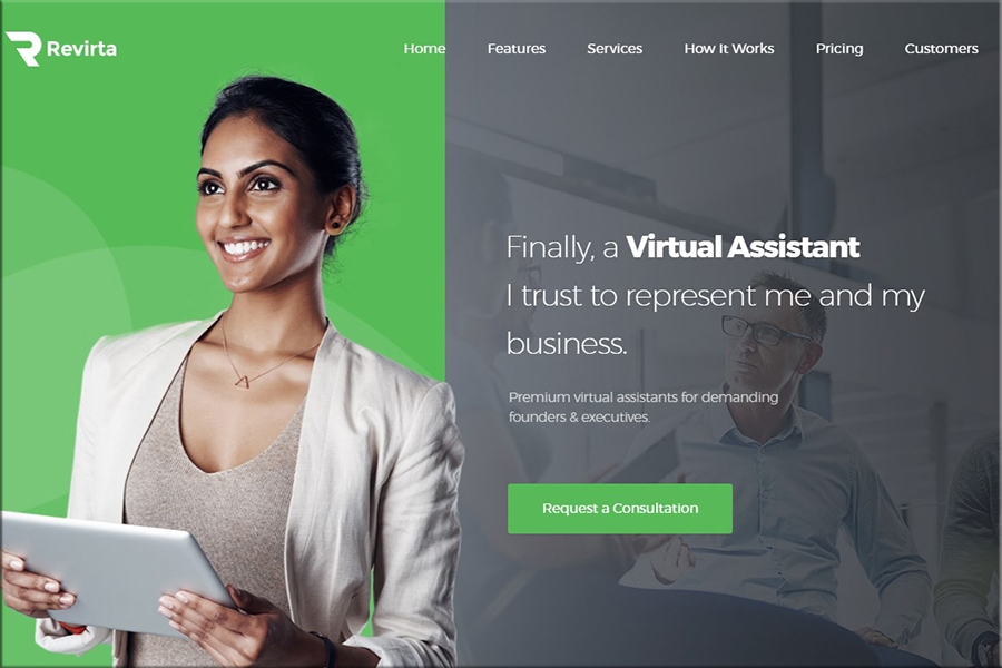 Revrta - Tema WordPress de assistente virtual