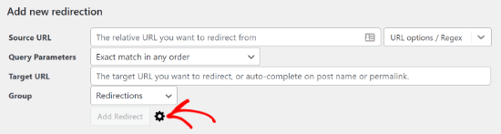 Configurações básicas no plug-in de redirecionamento
