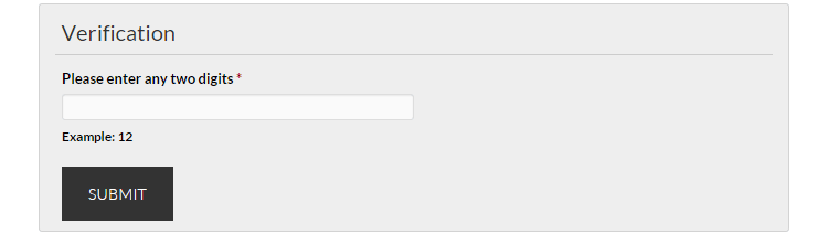 Verificação anti-spam