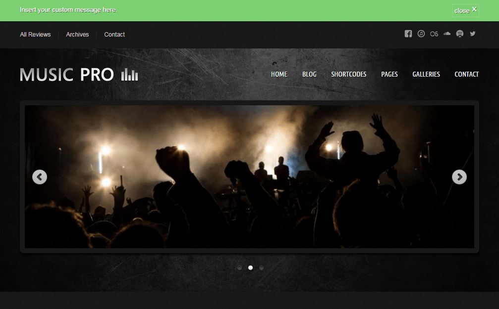 música press wordpress tema de música