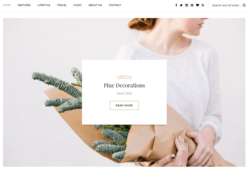 Tema WordPress Alecrim