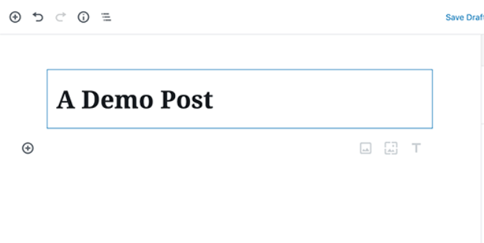 Adicione um título para sua postagem