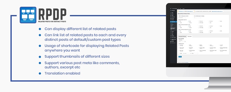Posts Relacionados para Posts Distintos Plugin WordPress Premium