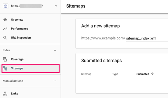 Adicionando sitemap no Google Search Console