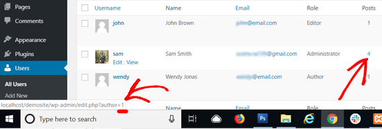 Seu ID de perfil de usuário no WordPress