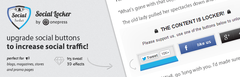 Bloqueio Social OnePress