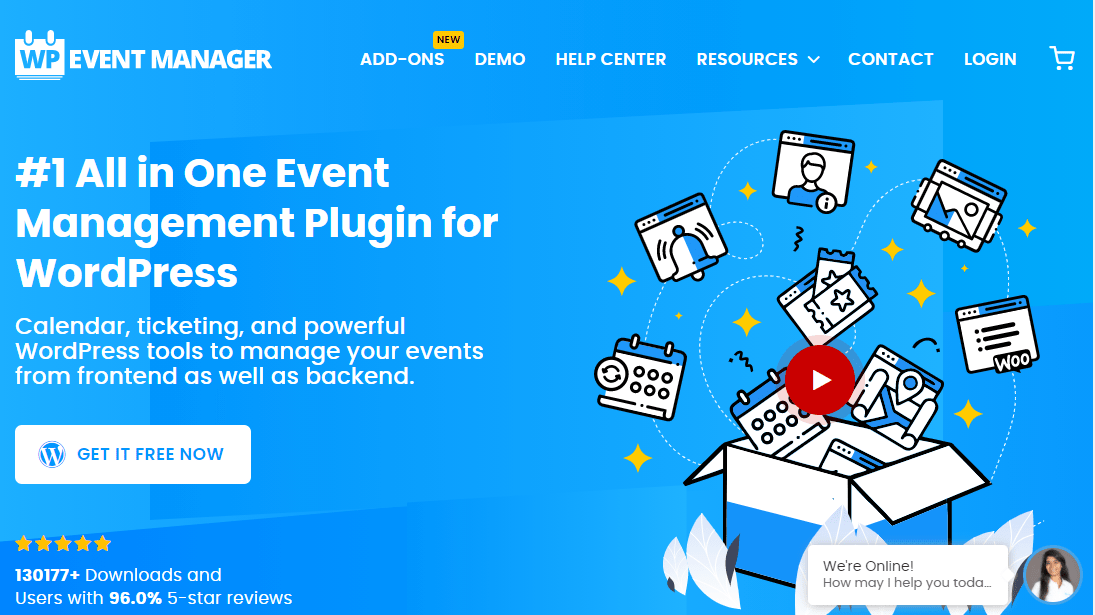 plugin gerenciador de eventos wp