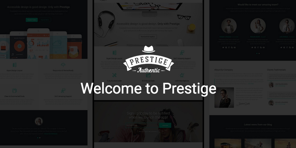 Páginas de destino do WordPress multiuso de prestígio