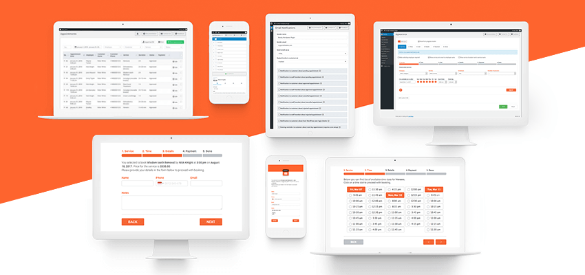 Plugin de agendamento e agendamento de compromissos do Bookly WordPress