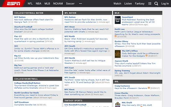 Blogs de esportes