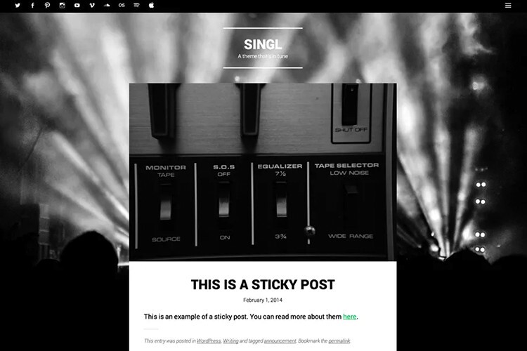 Tema WordPress Simples Grátis