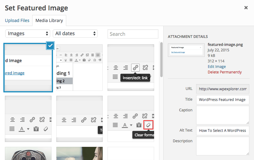 Adicionando imagens em destaque do WordPress