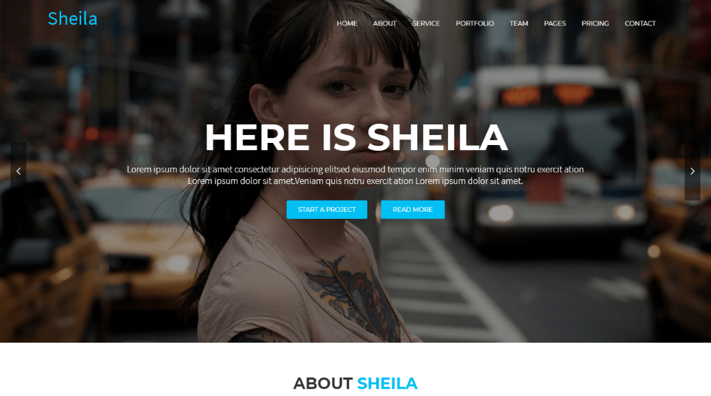 Tema WordPress Sheila Material Design Agency